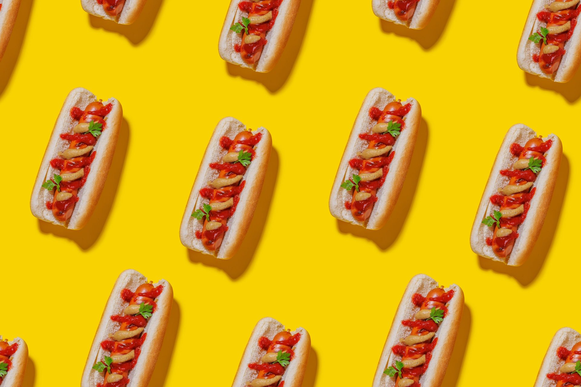 Close-up de hotdog