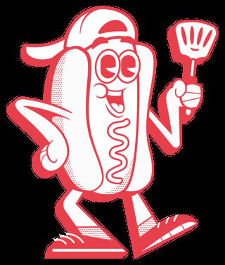 Milo, el personaje de Milo's Hotdogs